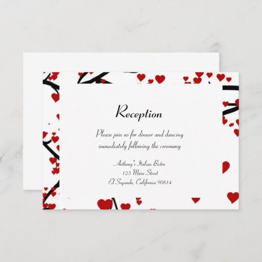 Hartenboom Kaart (Voorkant / Achterkant)