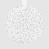 Hartenconfetti 60-jarig jubileum ornament (achterkant)