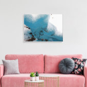 Hartengevulde gletsjer canvas afdruk (Insitu (Woonkamer))