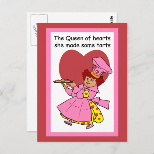 Hartenkoningin Briefkaart (Voorkant / Achterkant)