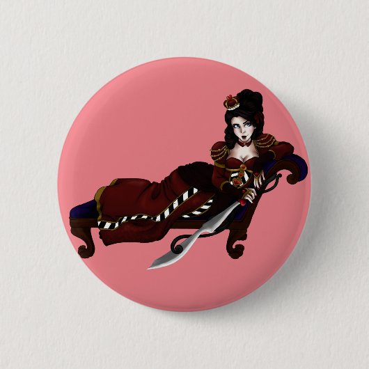 Hartenkoningin Button (Voorkant)