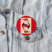 Hartenkoningin Button (In situ)