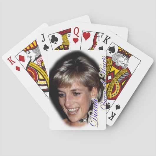 hartenkoningin diana pokerkaarten (Achterkant)