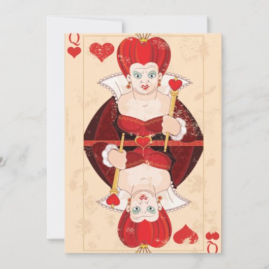 Hartenkoningin Kaart (Voorkant)