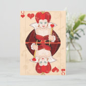 Hartenkoningin Kaart (Staand voorkant)