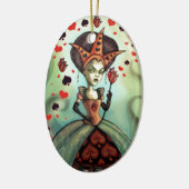 Hartenkoningin Keramisch Ornament (Links)