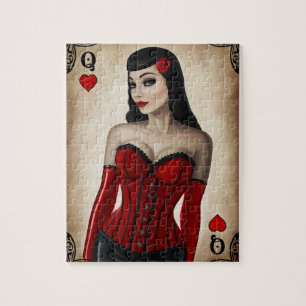 Hartenkoningin Legpuzzel