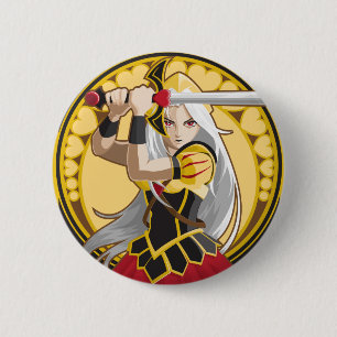 Hartenkoningin Ronde Button 5,7 Cm