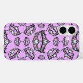 Hartenkoningin Silver Crowns Tiaras roze lila Case-Mate iPhone Case (Achterkant (horizontaal))