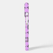 Hartenkoningin Silver Crowns Tiaras roze lila Case-Mate iPhone Case (Achterkant / Links)