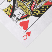 Hartenkoningin Tissuepapier (Detail)
