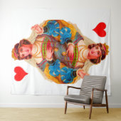 Hartenkoningin Wandkleed (In Situ (horizontaal))