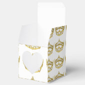 Hartenkroon-gunstbox Bedankdoosjes (Geopend)