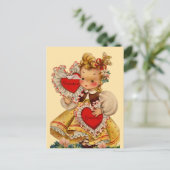  hartenliefje feestdagenkaart (Staand voorkant)