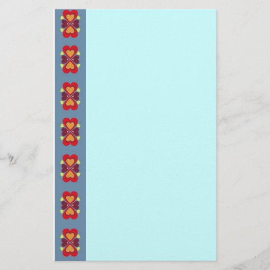 hartenpapier briefpapier (Voorkant)