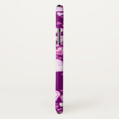 Hartenpatroon roze & paarse genoemd iphone geval Case-Mate iPhone case (Achterkant / rechts)