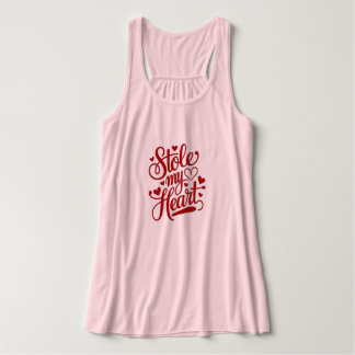 Hartensnaren bevestigd tanktop