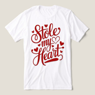 Hartensnaren bevestigd Tri-Blend shirt