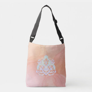 Hartentuin Pastel Bloemmotief Crossbody Tas