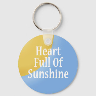 Hartenvolle zon Sleutelhanger