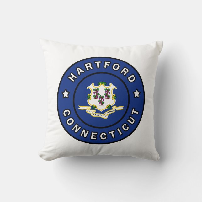 Hartford Connecticut Kussen (Voorkant)
