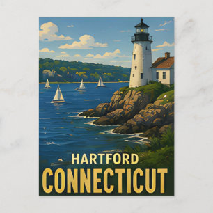 Hartford Connecticut Reis Cadeau Briefkaart