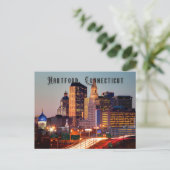 Hartford, Connecticut Souvenir de carte postale (Debout devant)