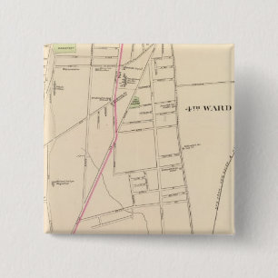Hartford, Connecticut Vierkante Button 5,1 Cm