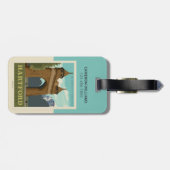 Hartford, CT Bagagelabel (Achterkant horizontaal)