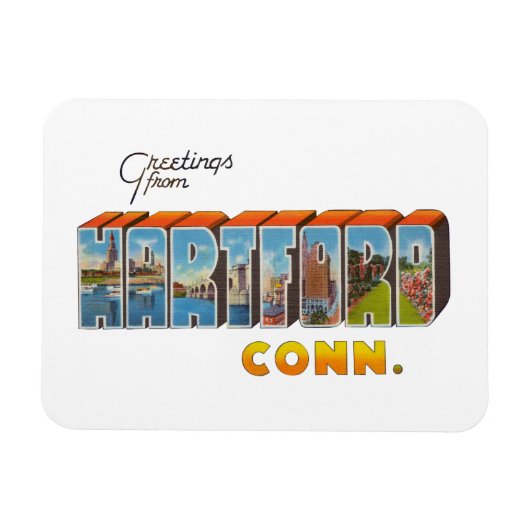 Hartford CT Magneet (Horizontaal)