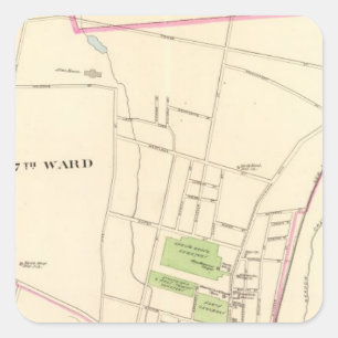 Hartford, Noord Vierkante Sticker