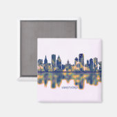 Hartford Skyline Magneet (Voorkant / Achterkant)