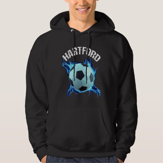 Hartford Soccer Retro Hoodie (Voorkant)
