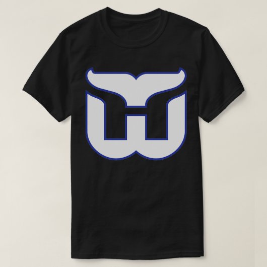 Hartford Whalers  Logo T-shirt (Design voorkant)
