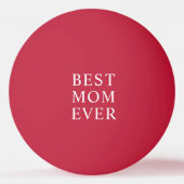 Hartfoto beste moeder ooit rood pingpongballen (Achterkant)