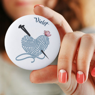 Hartgaren Bal W. Breinaalden - gepersonaliseerd Ronde Button 5,7 Cm