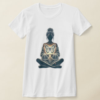 Hartgloed en vlindersereniteit t-shirt