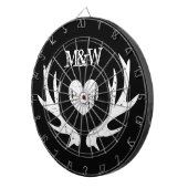 harthertengewei Custom Wedding Party Dartbord (Voorkant Rechts)