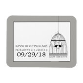  harthuwelijk sparen de datum magneet (Horizontaal)