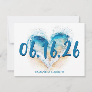 Hartige golf save the date briefkaart