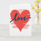 Hartige Liefdes Schilderijkaart Kaart (Gele Bloem)