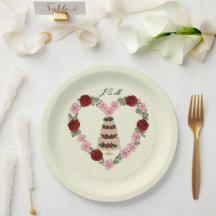 Hartige taartdecoratie in hartvorm 