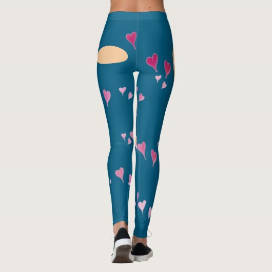 Hartillusie Leggings (Achterkant)