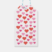 Hartjes cadeau label cadeaulabel (Achterkant)