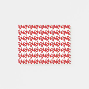 Hartjes Romantische Doodle Herhalingspatroon Post-it® Notes