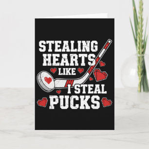 Hartjes stelen zoals ik op Valentijnsdag puck's st Kaart