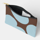 hartjes stukken bruin blauw chic stijlvol etui (Open)