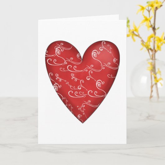 Hartkaartjes Kaart (Gele Bloem)