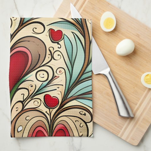 Hartkern Theedoek (Quarter Fold)