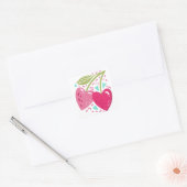 Hartkersen Vierkante Sticker (Envelop)